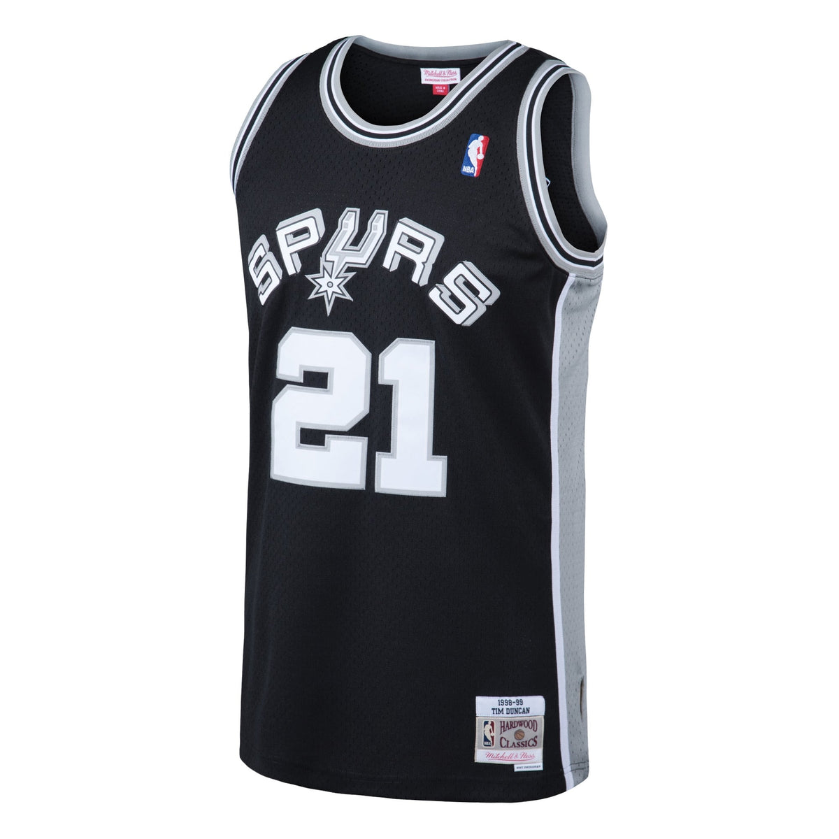Men's San Antonio Spurs Tim Duncan Mitchell & Ness Black product image 3