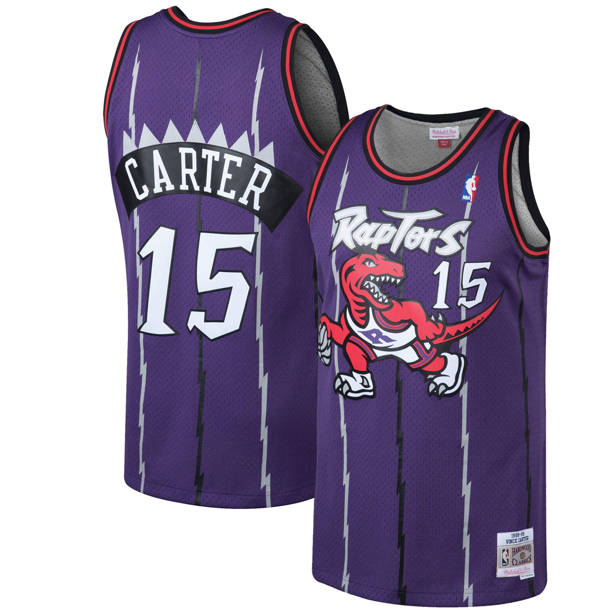 Men's Toronto Raptors Vince Carter Mitchell & Ness Purple product image 2