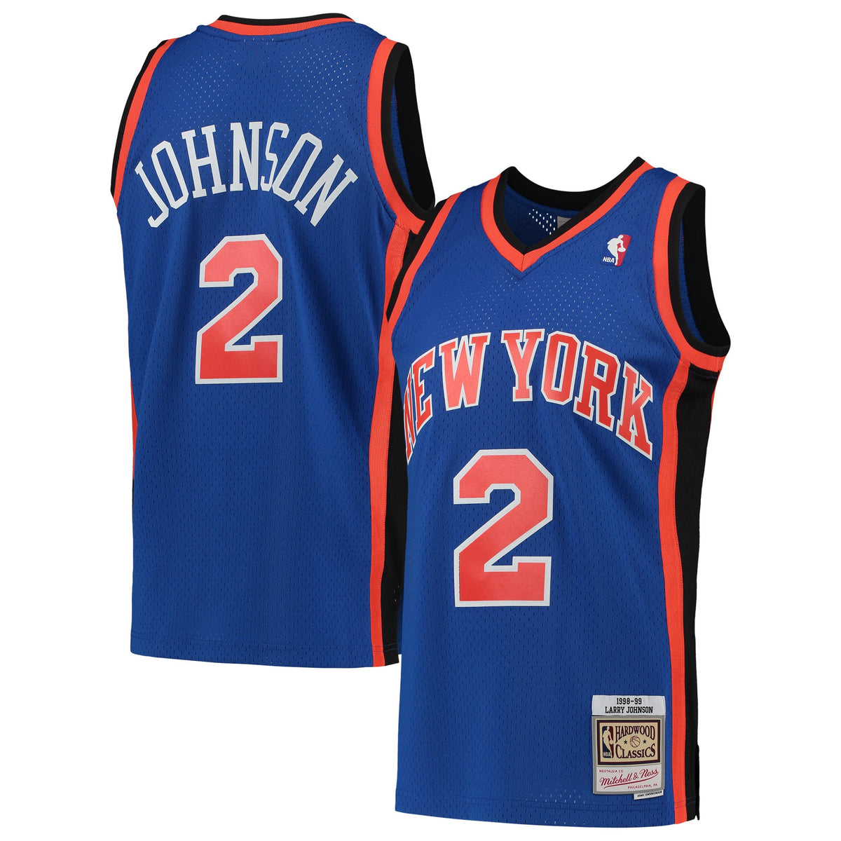 Men's New York Knicks Larry Johnson Mitchell & Ness Blue product image 2