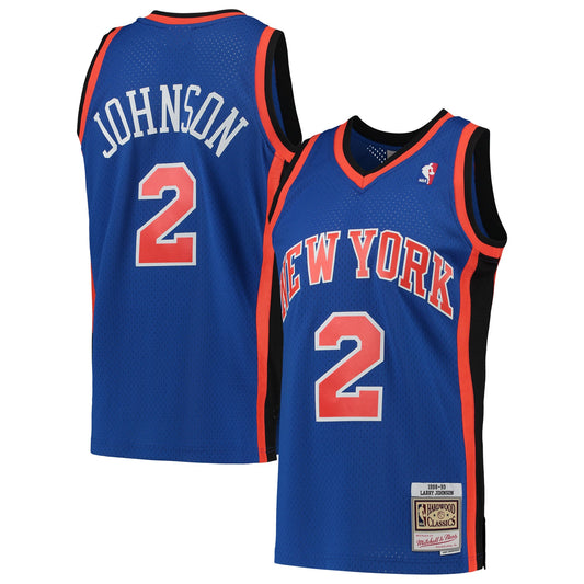 Men's New York Knicks Larry Johnson Mitchell & Ness Blue product image 1