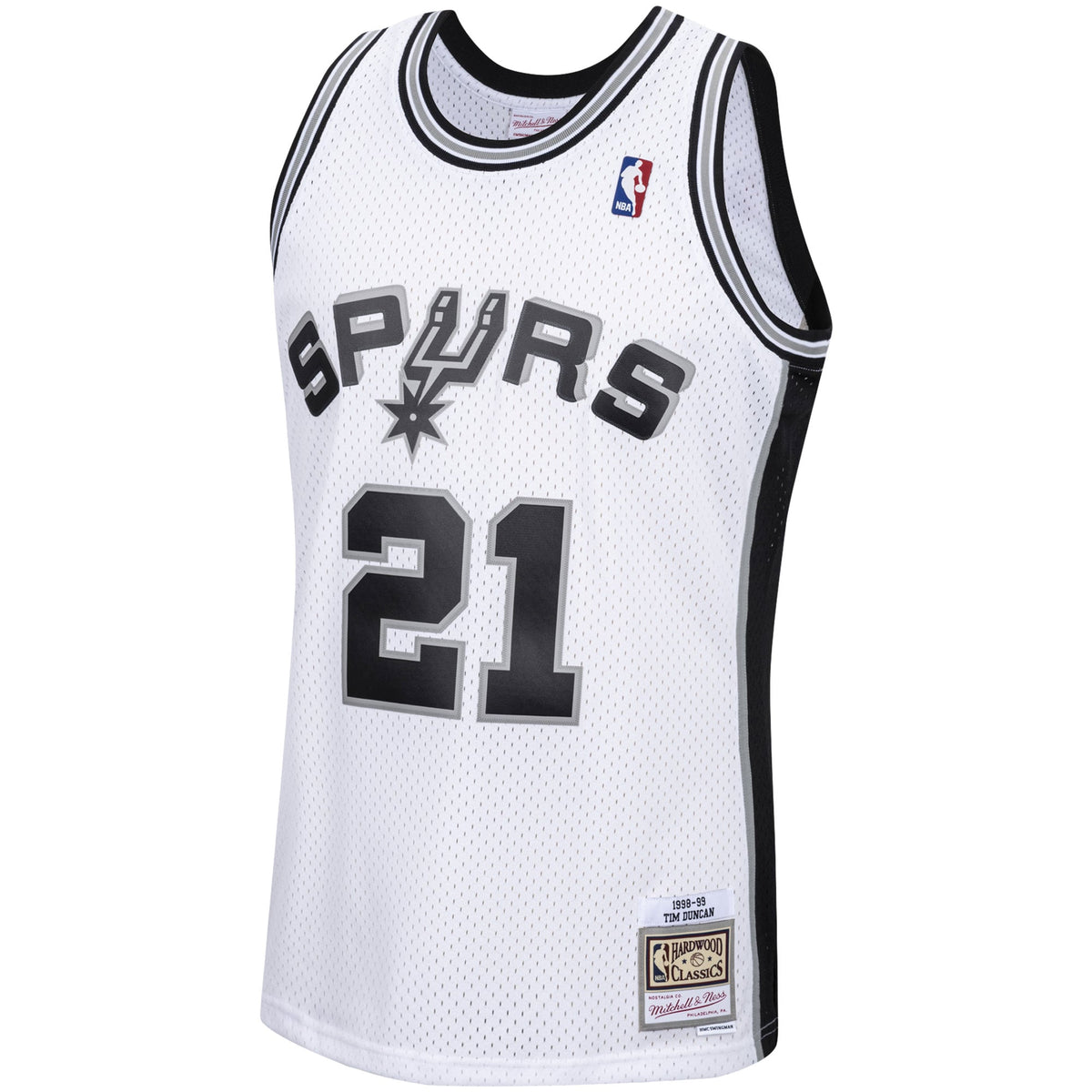 Men's San Antonio Spurs Tim Duncan Mitchell & Ness White product image 3