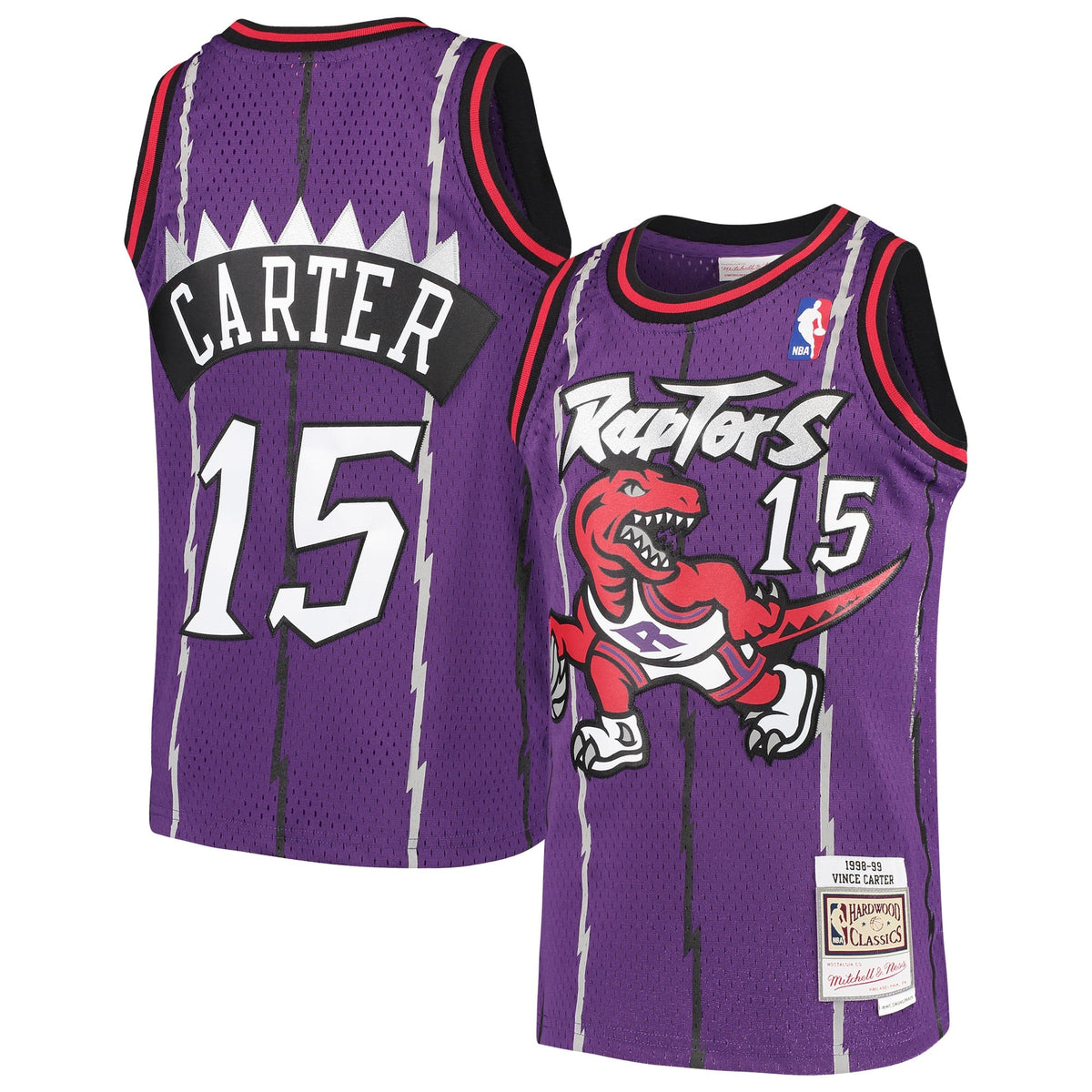 Youth Toronto Raptors Vince Carter Mitchell & Ness Purple product image 2