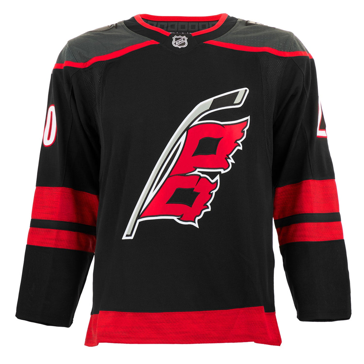 Sebastian Aho Signed Carolina Hurricanes Black adidas Jersey product image 2, provided for visual reference and product