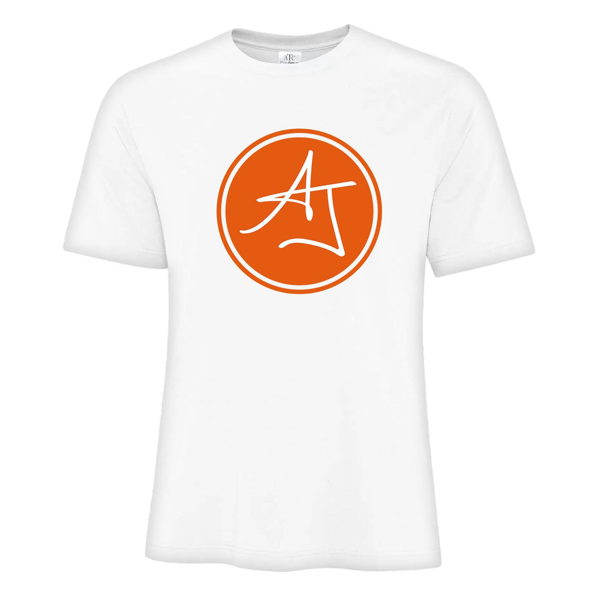 AJ Sports Logo Design Fan T-Shirt product image 3, provided for visual reference and product detail review