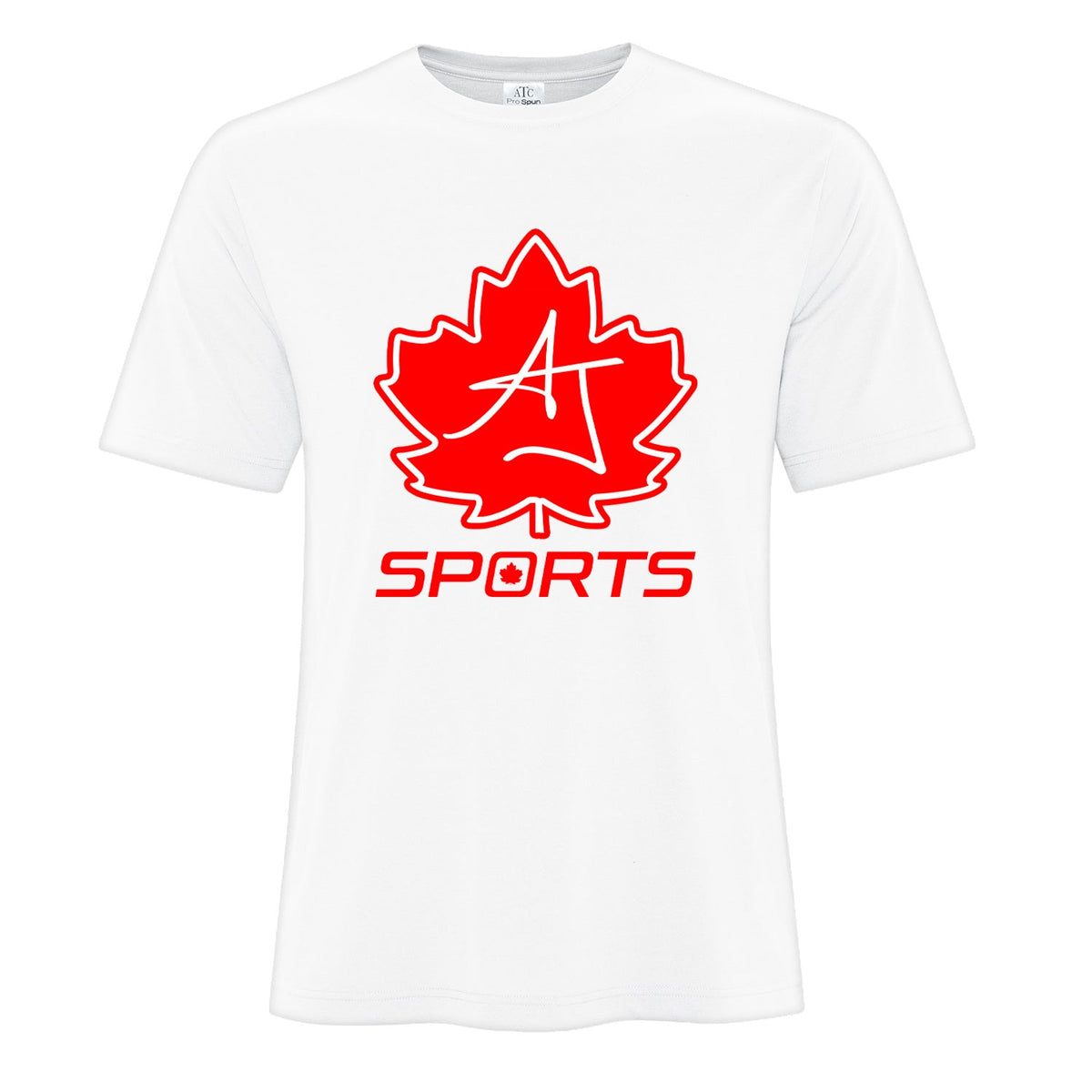AJ Sports Logo Design Fan T-Shirt product image 5, provided for visual reference and product detail review