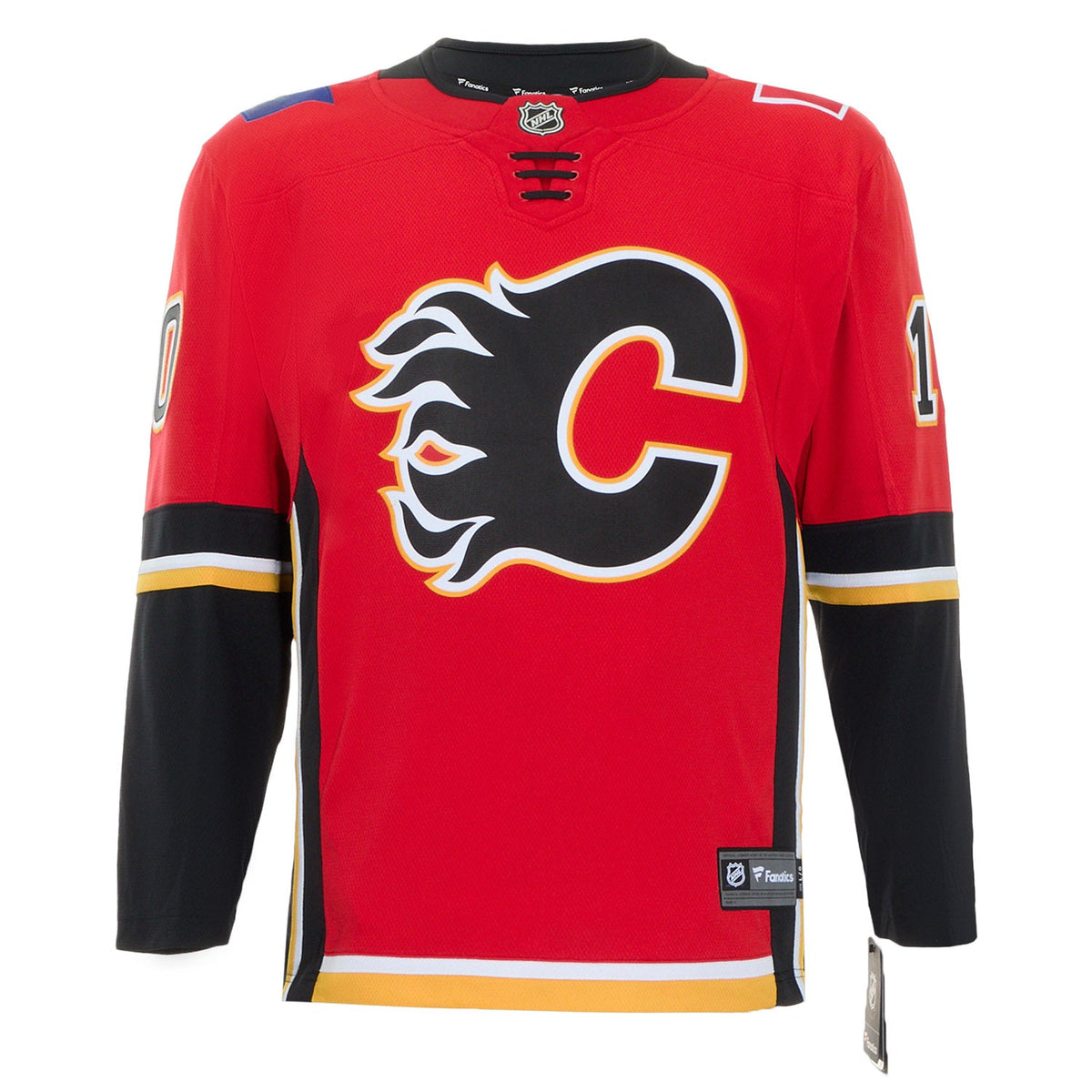 Tony Amonte Signed Calgary Flames Black Logo Fanatics Breakaway Jersey product image 2, provided for visual reference and