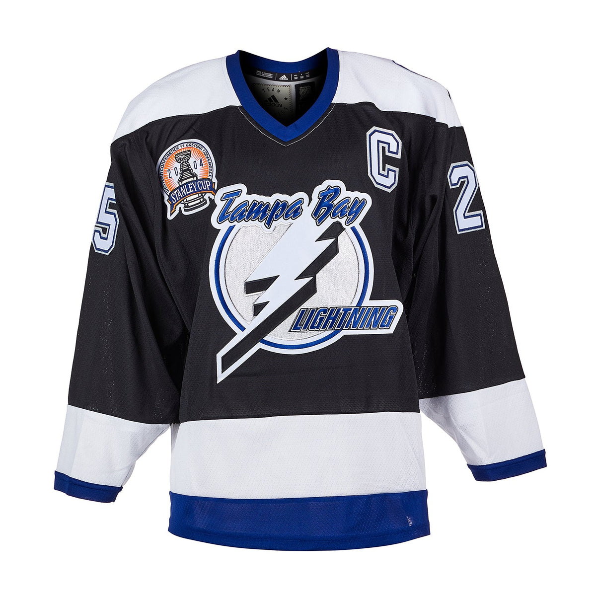 Dave Andreychuk Signed Tampa Bay Lightning 2004 Cup adidas Jersey product image 2, provided for visual reference and product