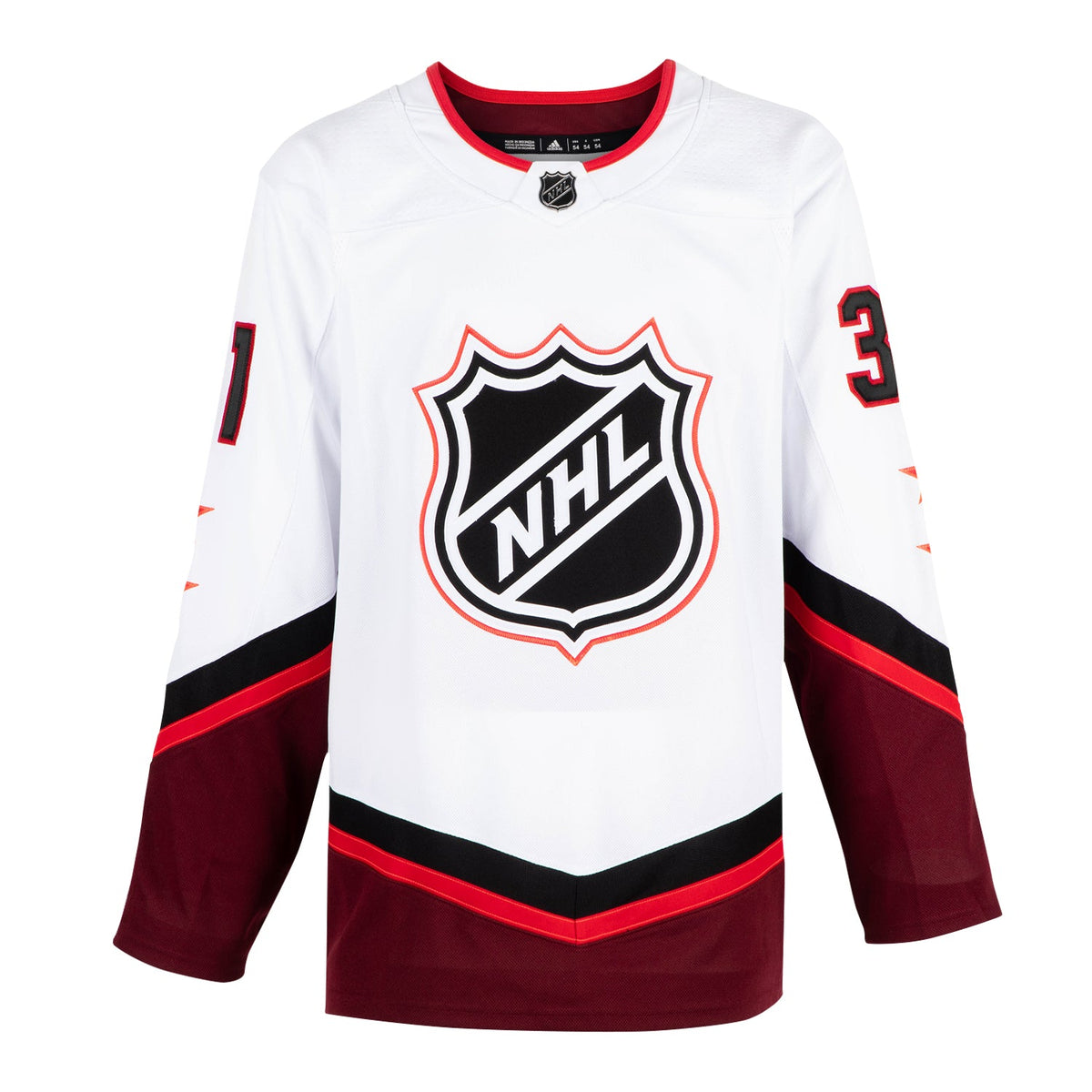 Frederik Andersen Autographed 2022 NHL All-Star Game adidas Jersey product image 2, provided for visual reference and