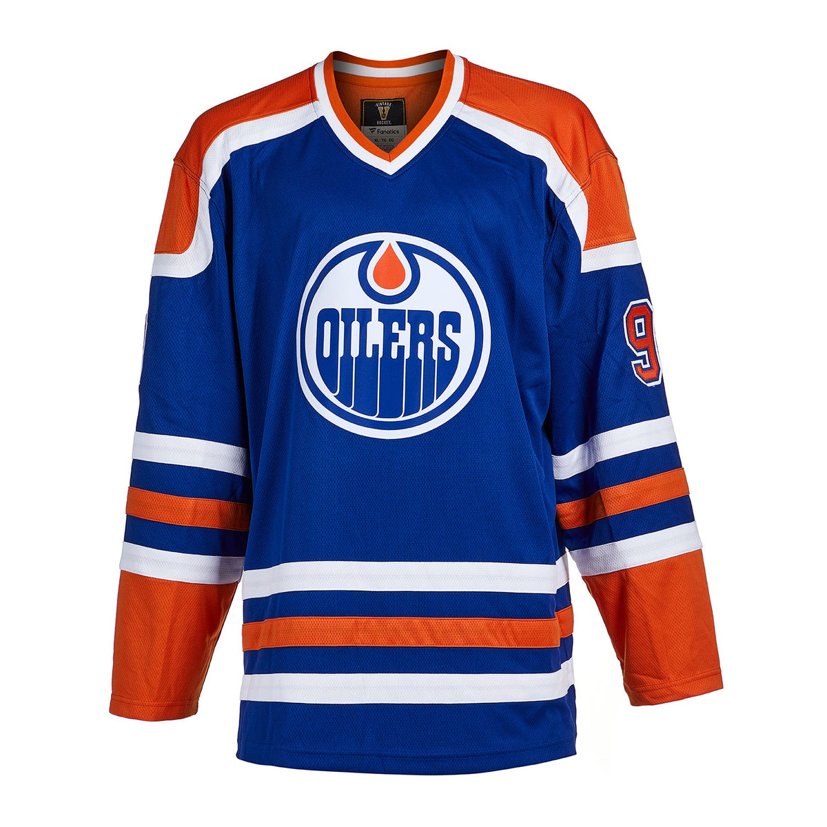 Glenn Anderson Signed Edmonton Oilers Fanatics Throwback Jersey product image 2, provided for visual reference and product