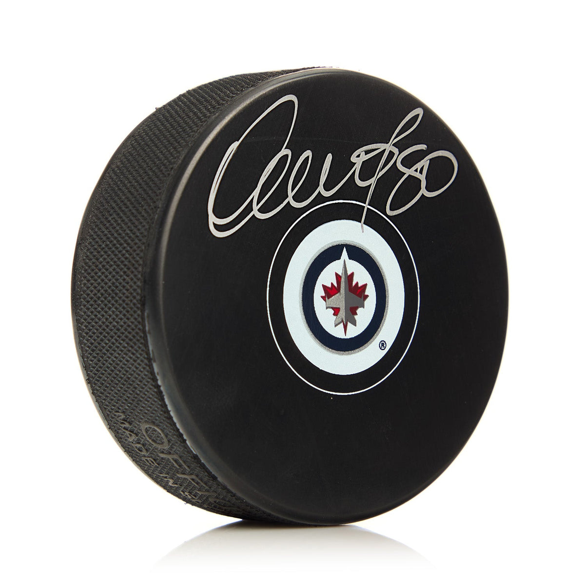 Nik Antropov Autographed Winnipeg Jets Hockey Puck product image 1, provided for visual reference and product detail review