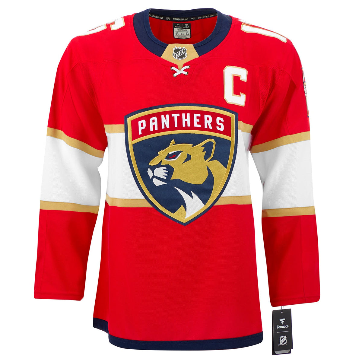 Aleksander Barkov Signed Florida Panthers Fanatics Premium Jersey product image 2, provided for visual reference and product