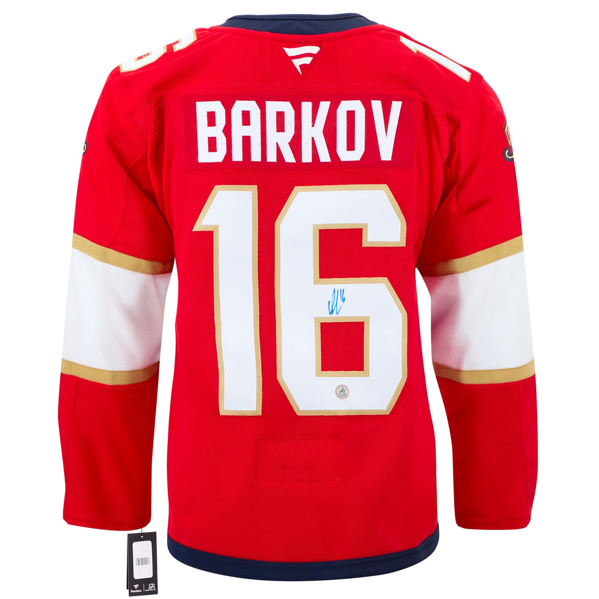 Aleksander Barkov Signed Florida Panthers Fanatics Premium Jersey product image 1, provided for visual reference and product