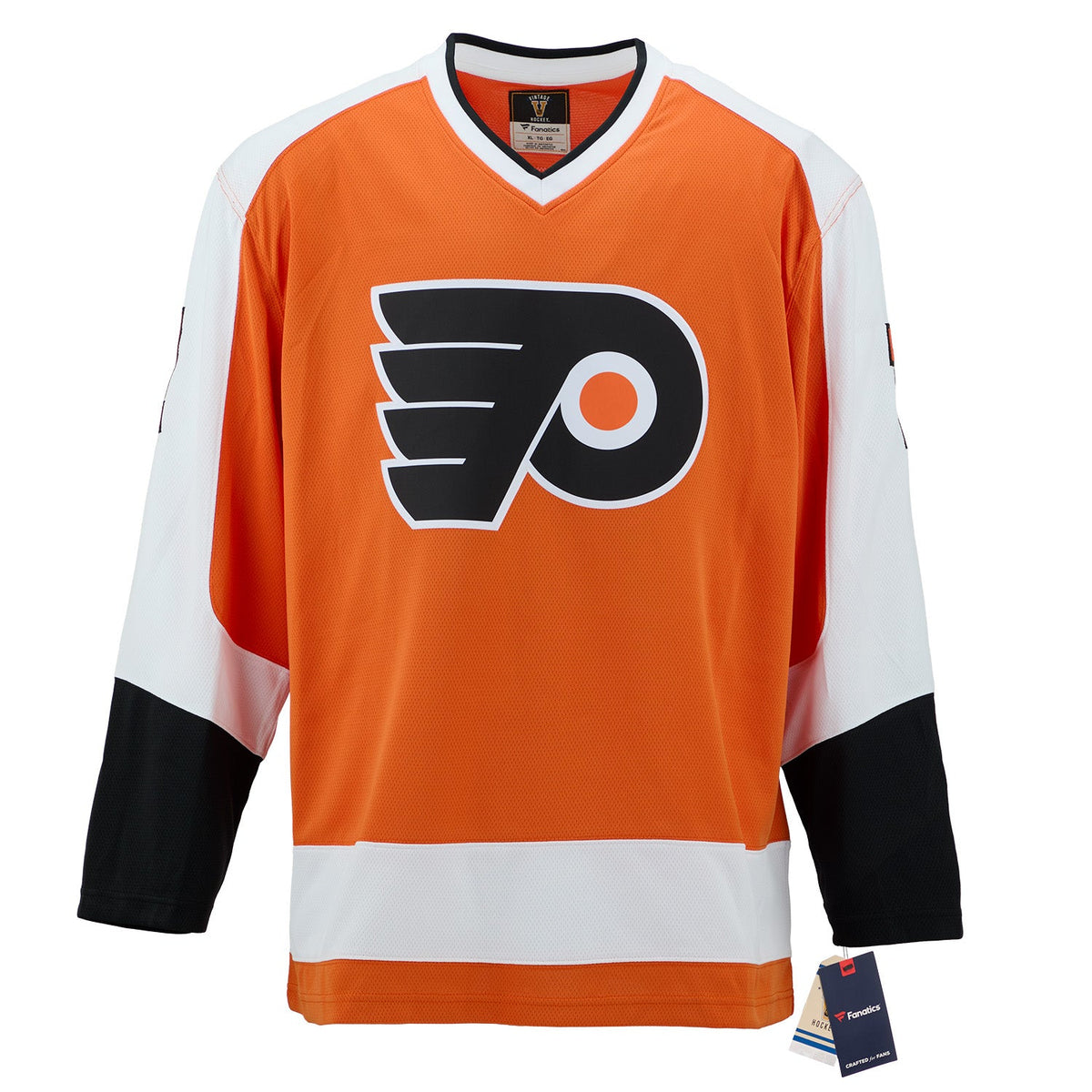 Bill Barber Signed Philadelphia Flyers Fanatics Throwback Jersey product image 2, provided for visual reference and product