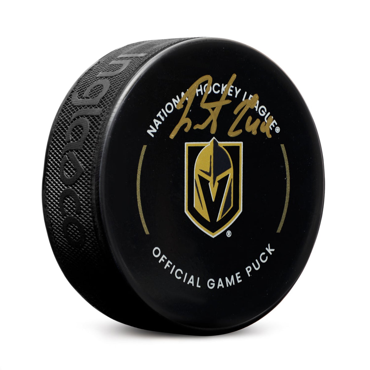 Ivan Barbashev Signed Vegas Golden Knights Official Game Puck product image 1, provided for visual reference and product