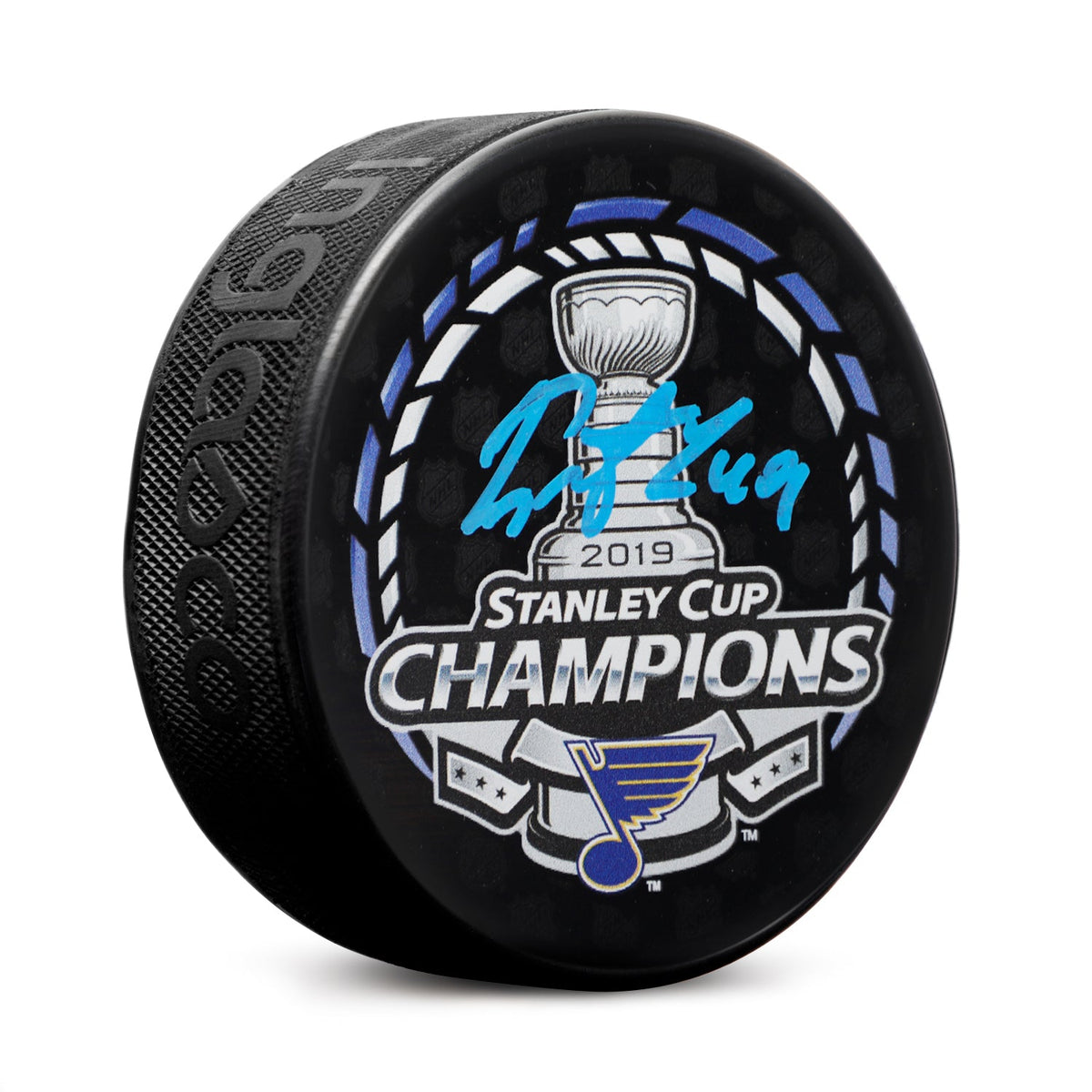 Ivan Barbashev Signed St Louis Blues 2019 Stanley Cup Puck product image 1, provided for visual reference and product detail