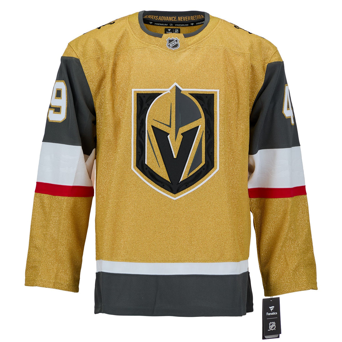 Ivan Barbashev Autographed Vegas Golden Knights Fanatics Premium Jersey product image 2, provided for visual reference and