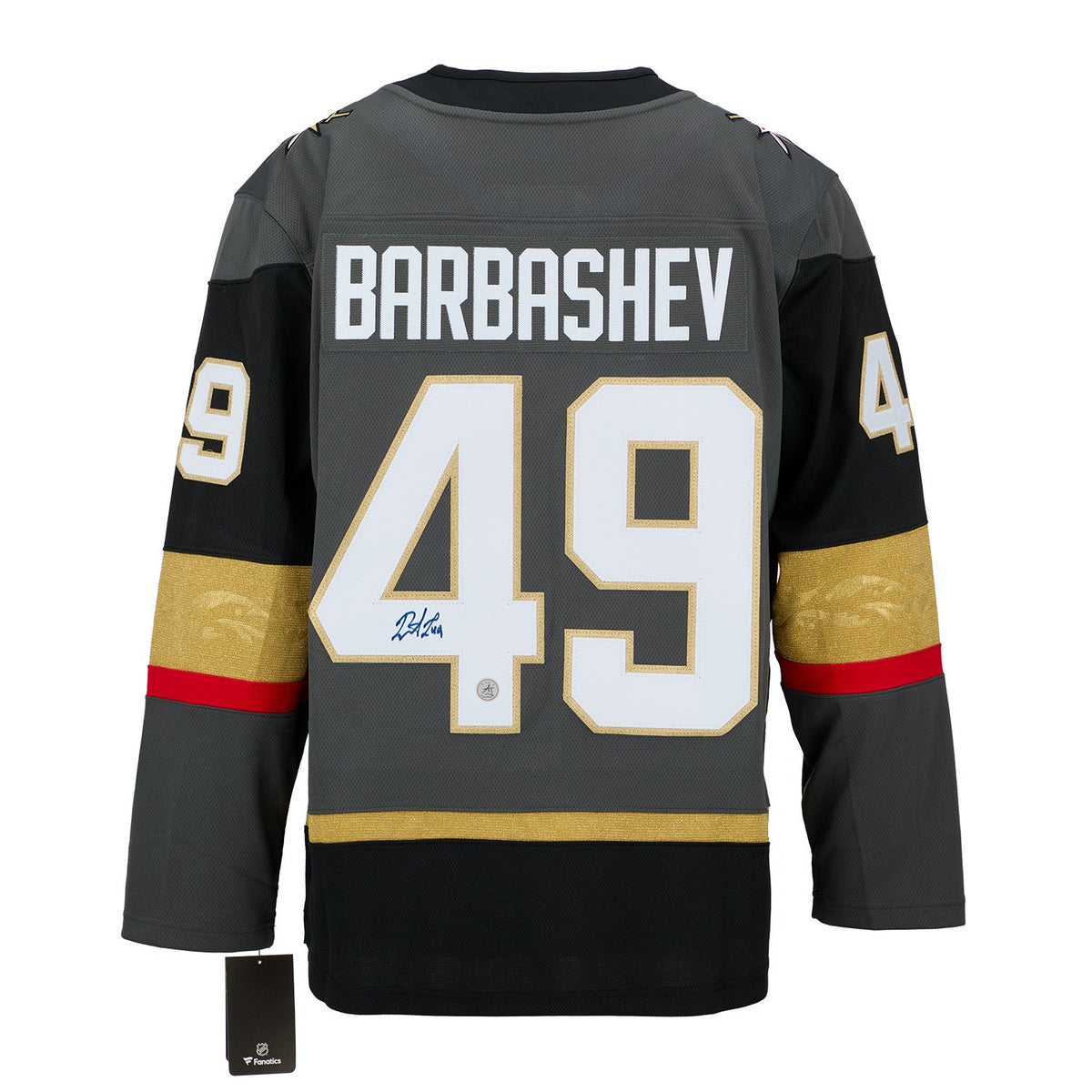 Ivan Barbashev Signed Vegas Golden Knights Alternate Fanatics Breakaway Jersey product image 1, provided for visual