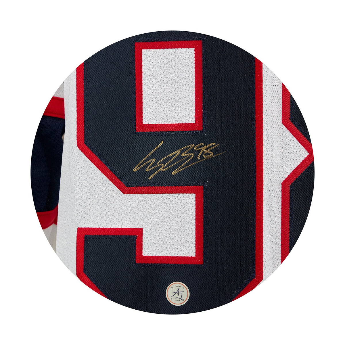 Connor Bedard Signed Regina Pats White Replica CCM Hockey Jersey product image 3, provided for visual reference and product
