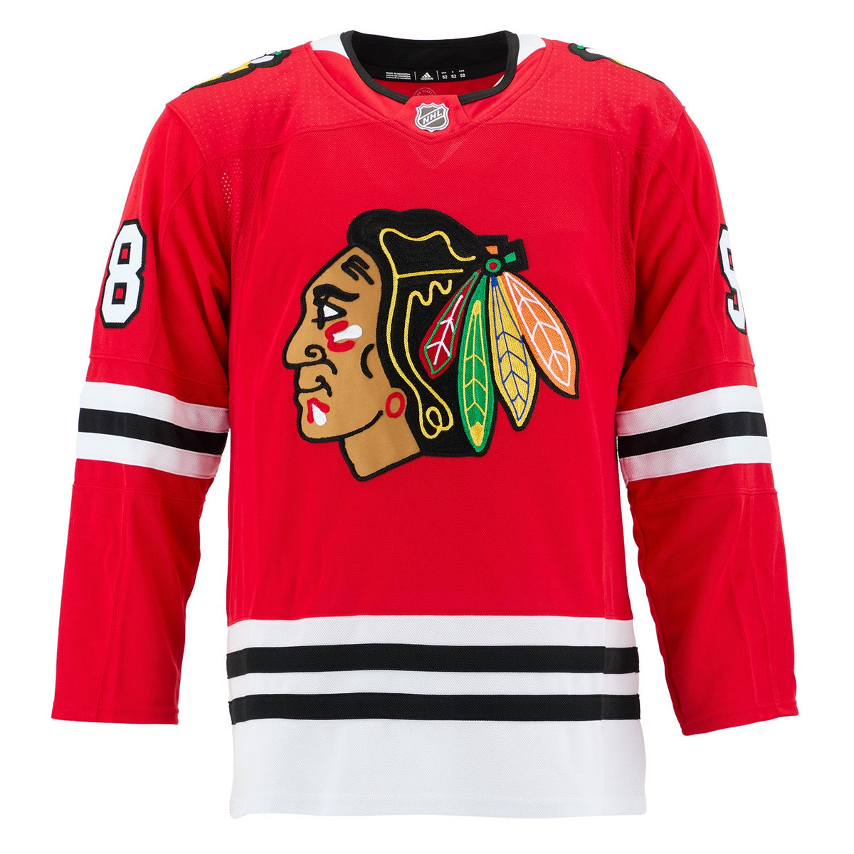 Connor Bedard Autographed Chicago Blackhawks adidas Jersey product image 2, provided for visual reference and product detail