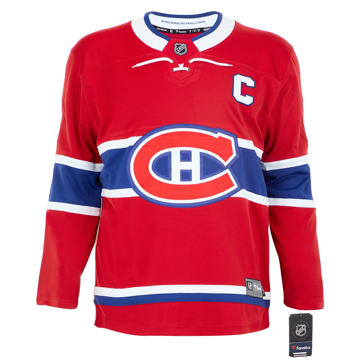 Jean Beliveau Signed Montreal Canadiens Fanatics Breakaway Jersey product image 2, provided for visual reference and product