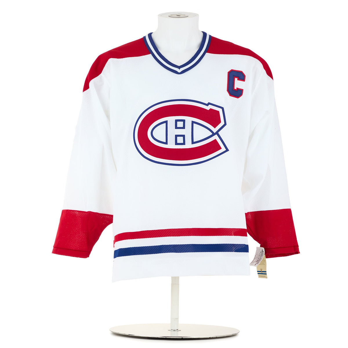 Jean Beliveau Montreal Canadiens Signed & Inscribed Vintage CCM Jersey product image 2, provided for visual reference and