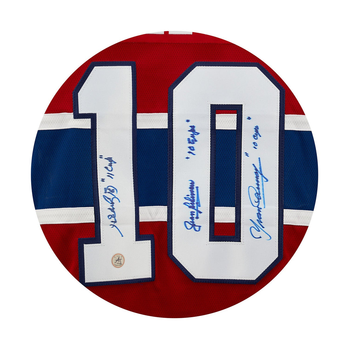 Montreal Canadiens Signed Stanley Cup Legends Fanatics Breakaway Jersey product image 3, provided for visual reference and