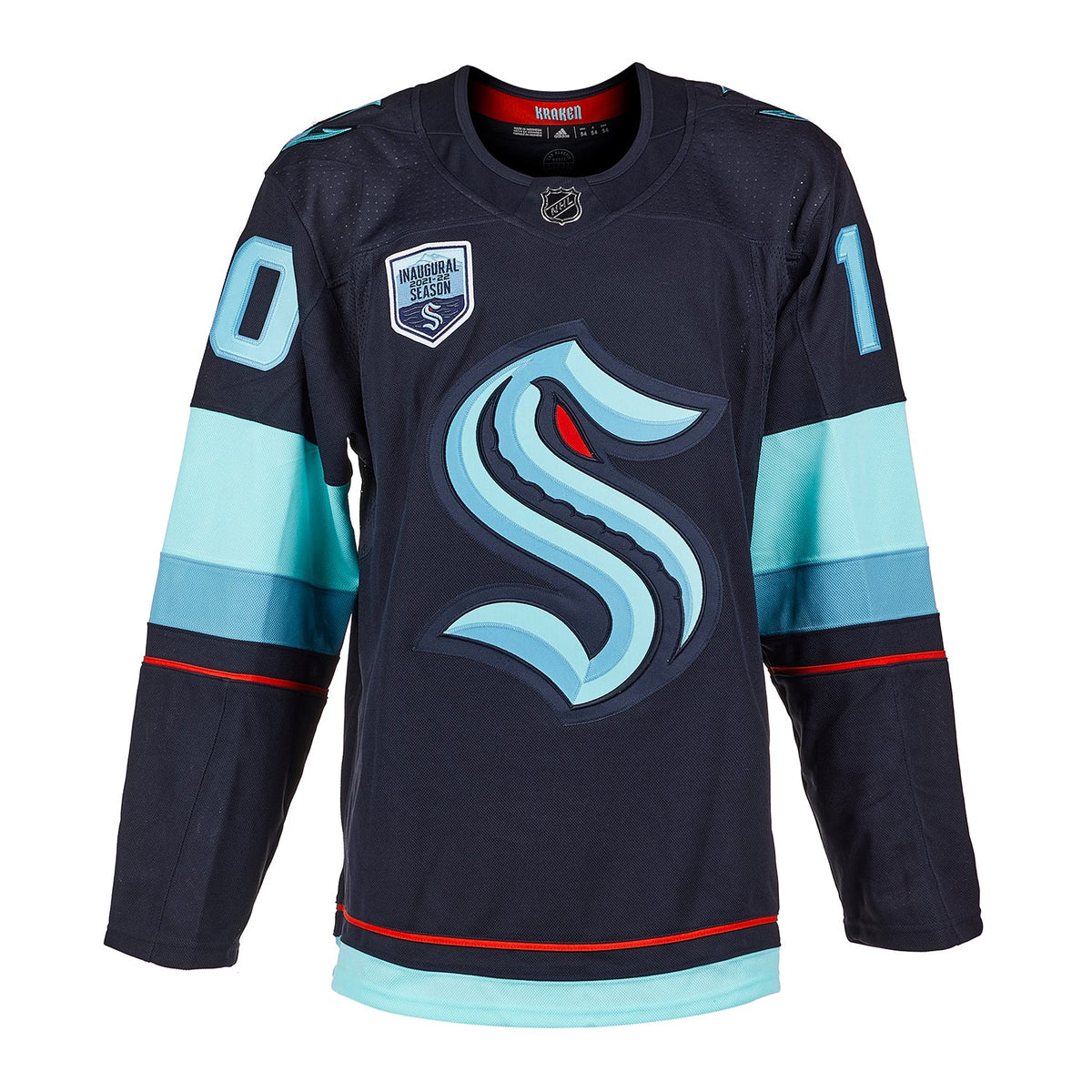 Matty Beniers Autographed Seattle Kraken adidas Jersey product image 2, provided for visual reference and product detail