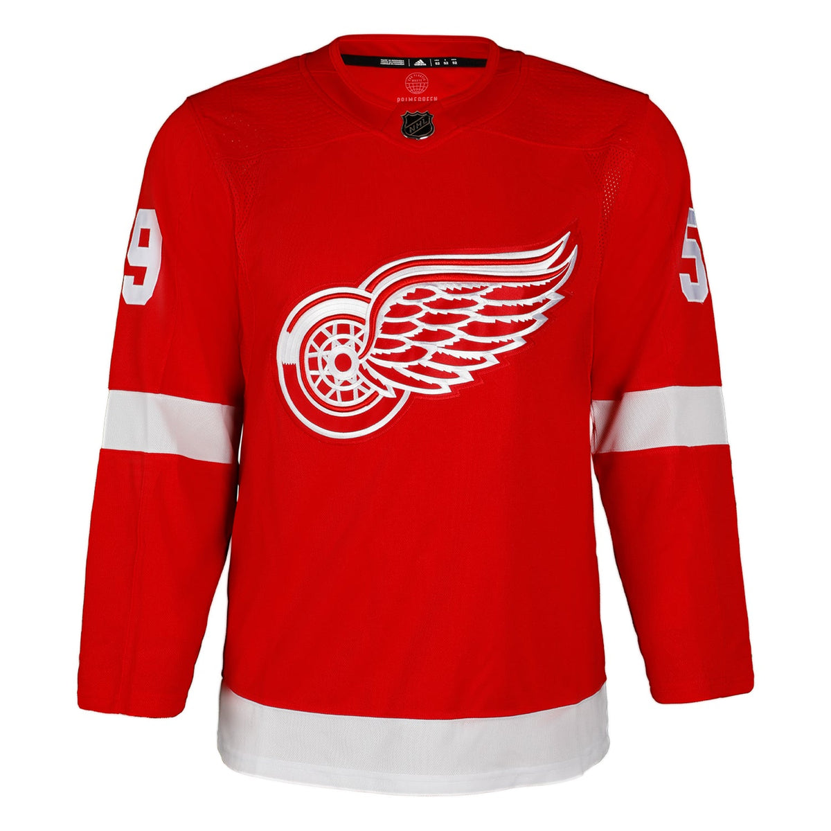 Tyler Bertuzzi Autographed Detroit Red Wings Red adidas Jersey product image 2, provided for visual reference and product
