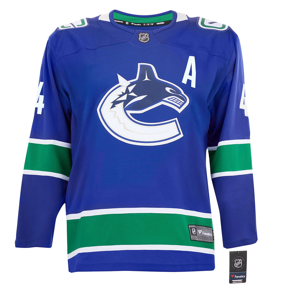 Todd Bertuzzi Autographed Vancouver Canucks Fanatics Breakaway Jersey product image 2, provided for visual reference and