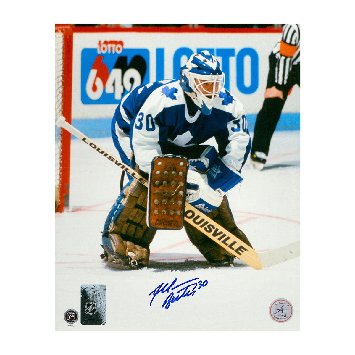Allan Bester Autographed Toronto Maple Leafs Goalie 8x10 Photo product image 1, provided for visual reference and product