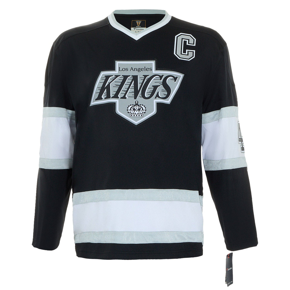 Rob Blake Signed Los Angeles Kings Throwback Breakaway Jersey product image 2, provided for visual reference and product