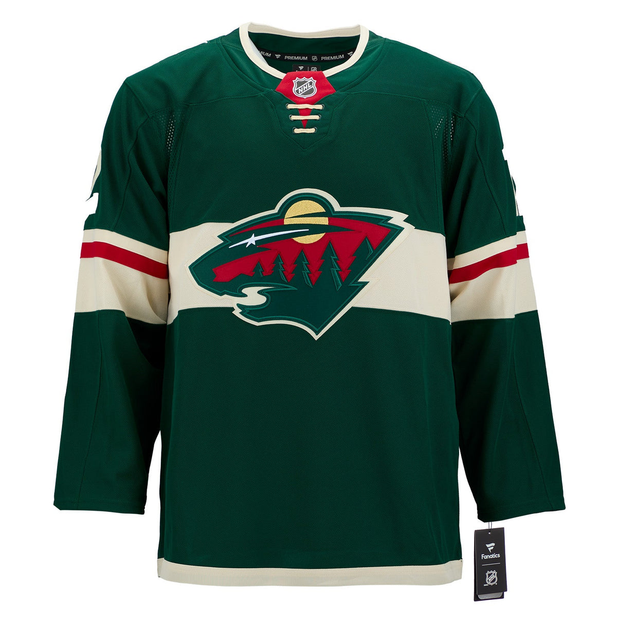 Matt Boldy Autographed Minnesota Wild Fanatics Premium Jersey product image 2, provided for visual reference and product
