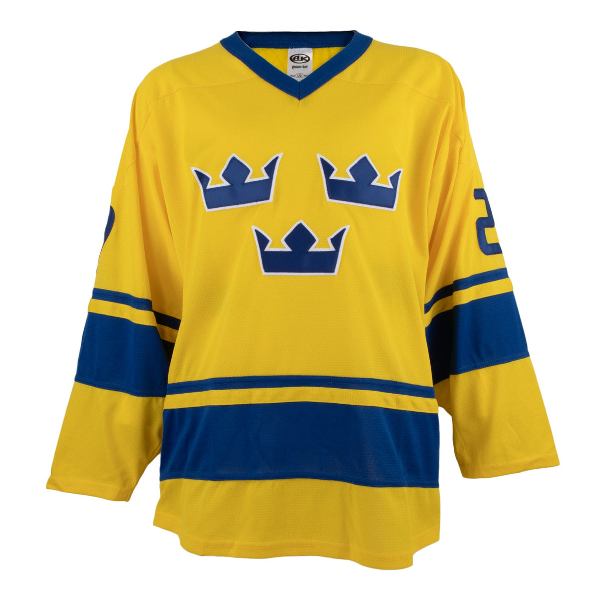 Adam Boqvist Team Sweden Autographed Hockey Jersey product image 2, provided for visual reference and product detail review