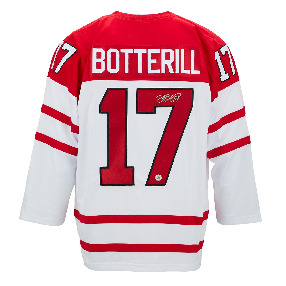 Jennifer Botterill Signed Team Canada Custom Hockey Nation Jersey product image 1, provided for visual reference and product