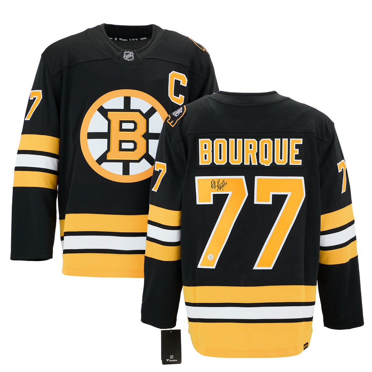 Ray Bourque Signed Boston Bruins Fanatics Breakaway Jersey product image 3, provided for visual reference and product detail