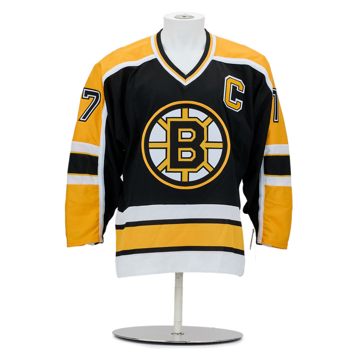 Ray Bourque Boston Bruins Signed & Inscribed Stats Vintage CCM Jersey #2/77 product image 2, provided for visual reference