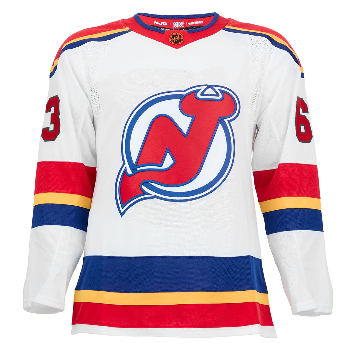 Jesper Bratt Signed New Jersey Devils Reverse Retro 2.0 adidas Jersey product image 2, provided for visual reference and
