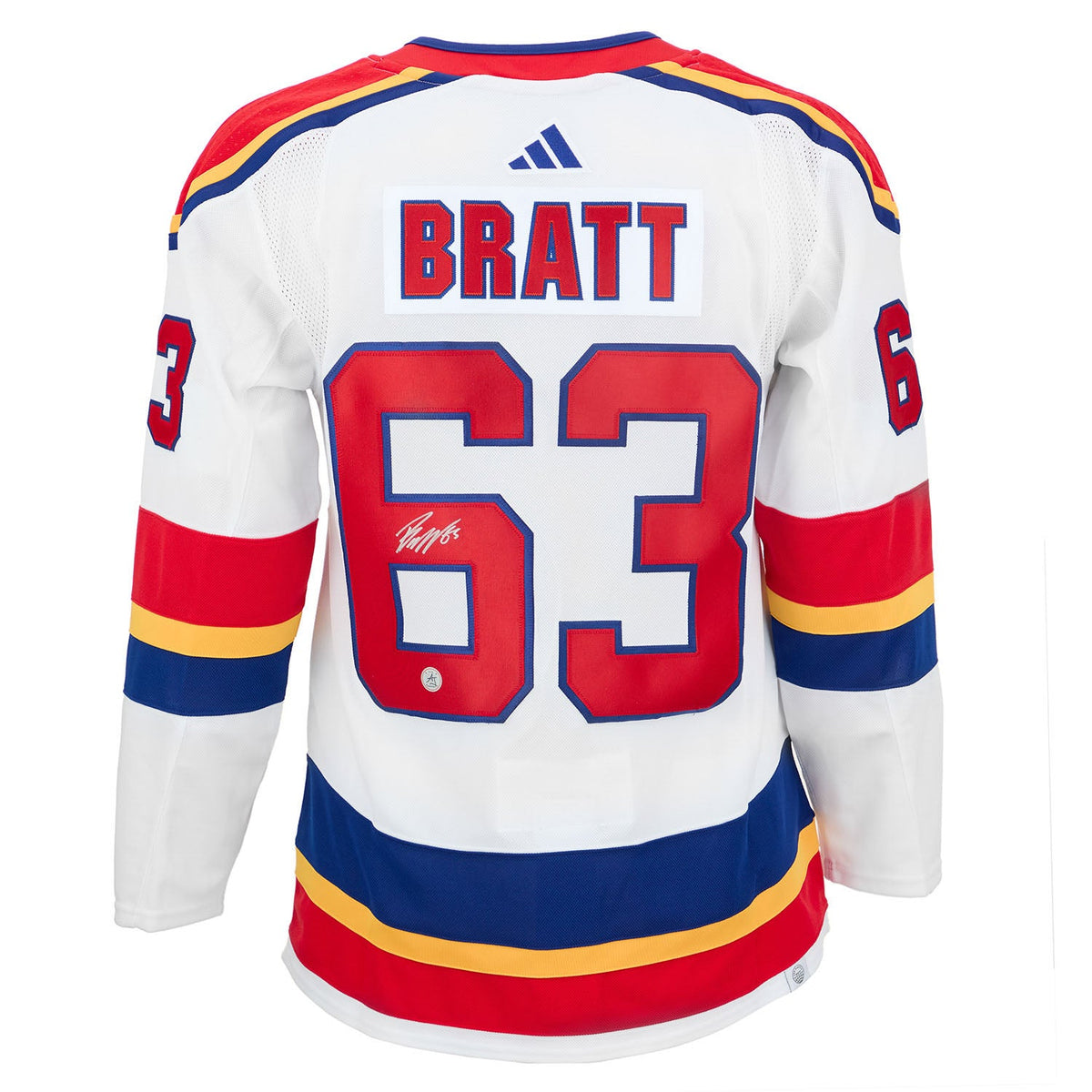 Jesper Bratt Signed New Jersey Devils Reverse Retro 2.0 adidas Jersey product image 1, provided for visual reference and