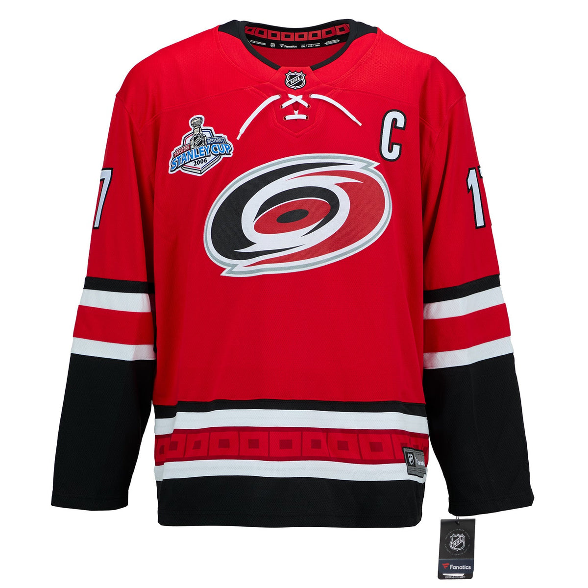 Rod Brind'Amour Carolina Hurricanes Autographed 2006 Stanley Cup Fanatics Jersey product image 2, provided for visual