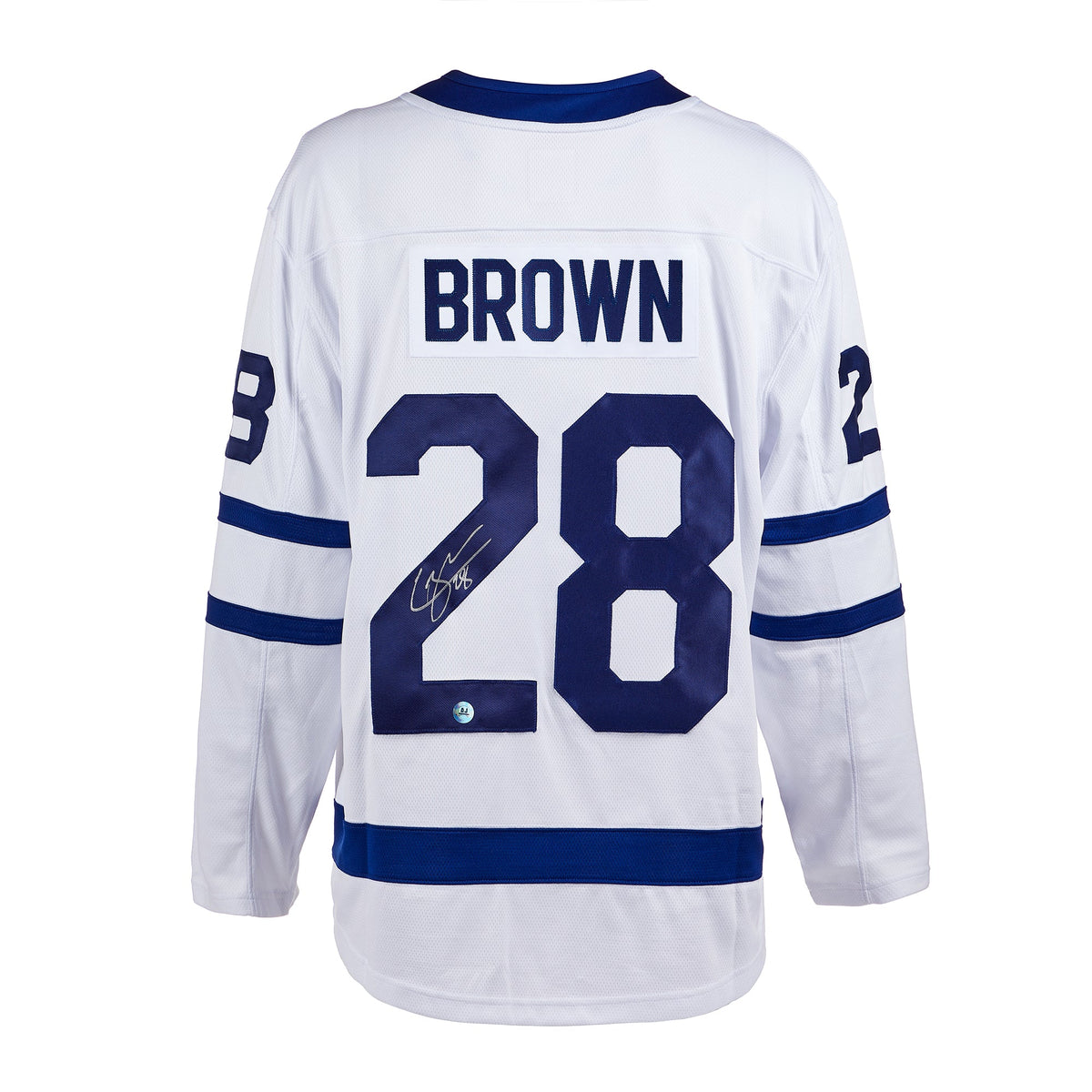 Connor Brown Signed Toronto Maple Leafs White Fanatics Breakaway Jersey product image 1, provided for visual reference and