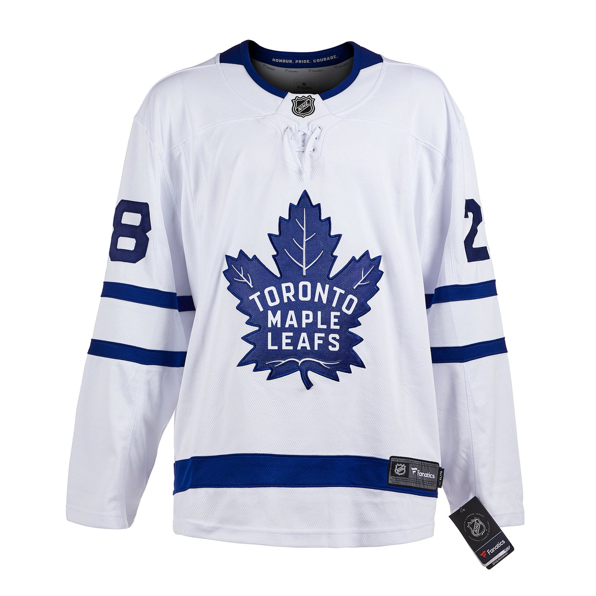 Connor Brown Signed Toronto Maple Leafs White Fanatics Breakaway Jersey product image 2, provided for visual reference and