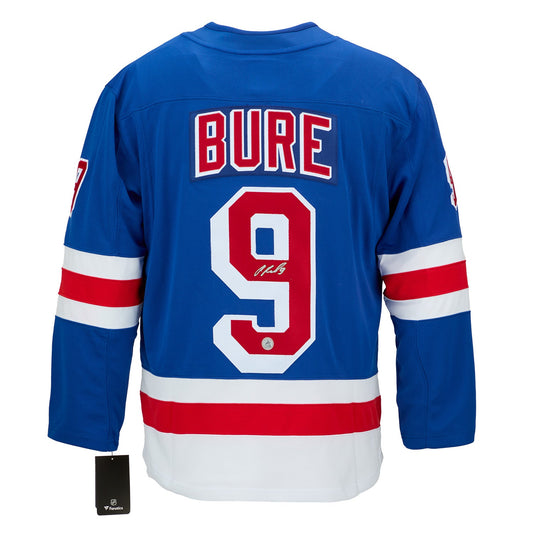 Pavel Bure Autographed New York Rangers Fanatics Breakaway Jersey product image 1, provided for visual reference and product