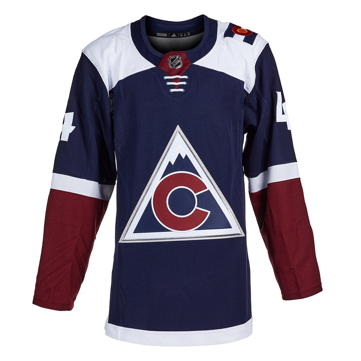 Bowen Byram Colorado Avalanche Signed & Dated 1st Game adidas Jersey #/44 product image 2, provided for visual reference and