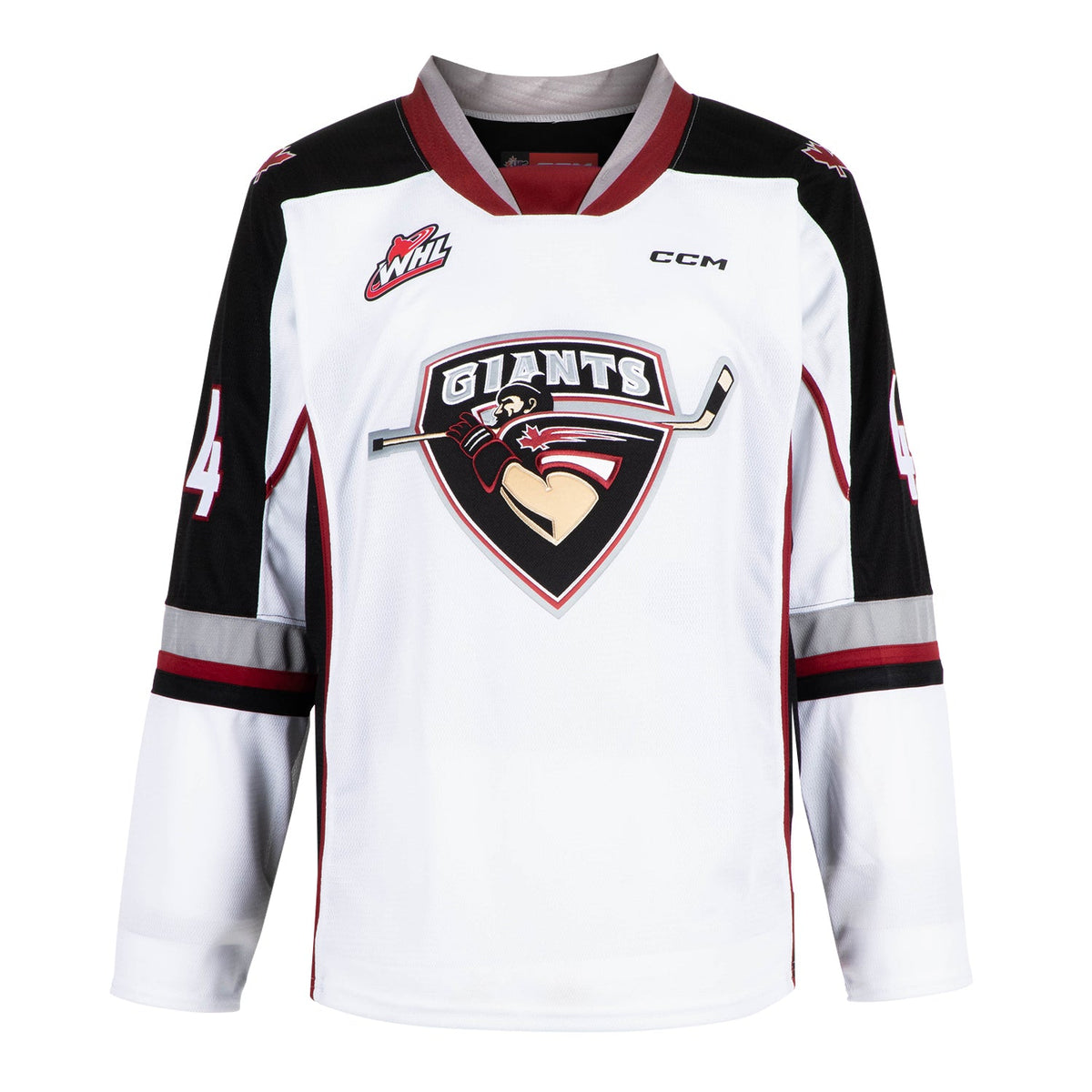 Bowen Byram Signed Vancouver Giants White CCM CHL Jersey product image 2, provided for visual reference and product detail