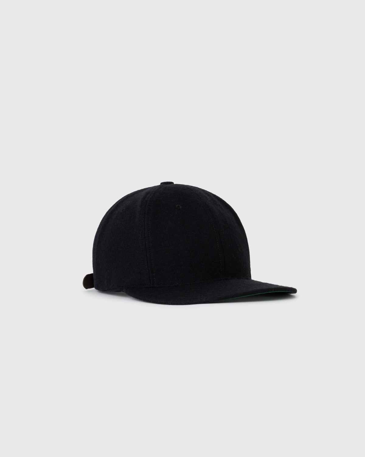 Black Wool Ballcap product image 2, provided for visual reference and product detail review