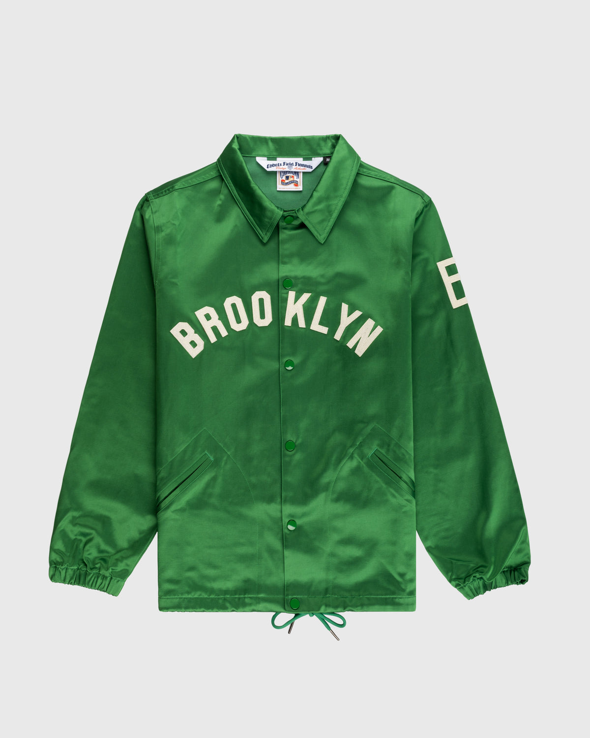 Brooklyn Dodgers 1937 Satin Windbreaker Jacket product image 1, provided for visual reference and product detail review