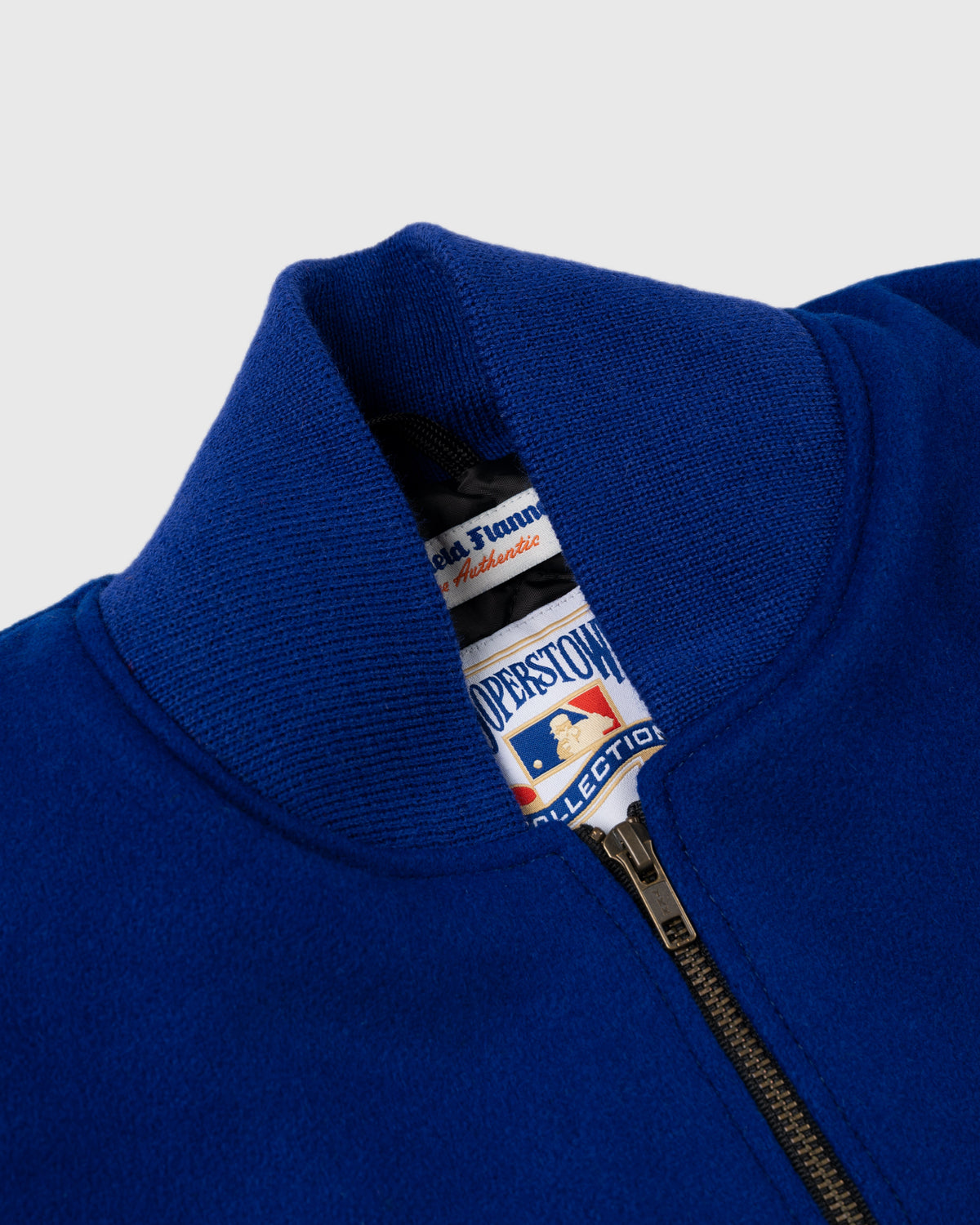 Brooklyn Dodgers 1940 Authentic Wool & Leather Varsity Jacket product image 2, provided for visual reference and product