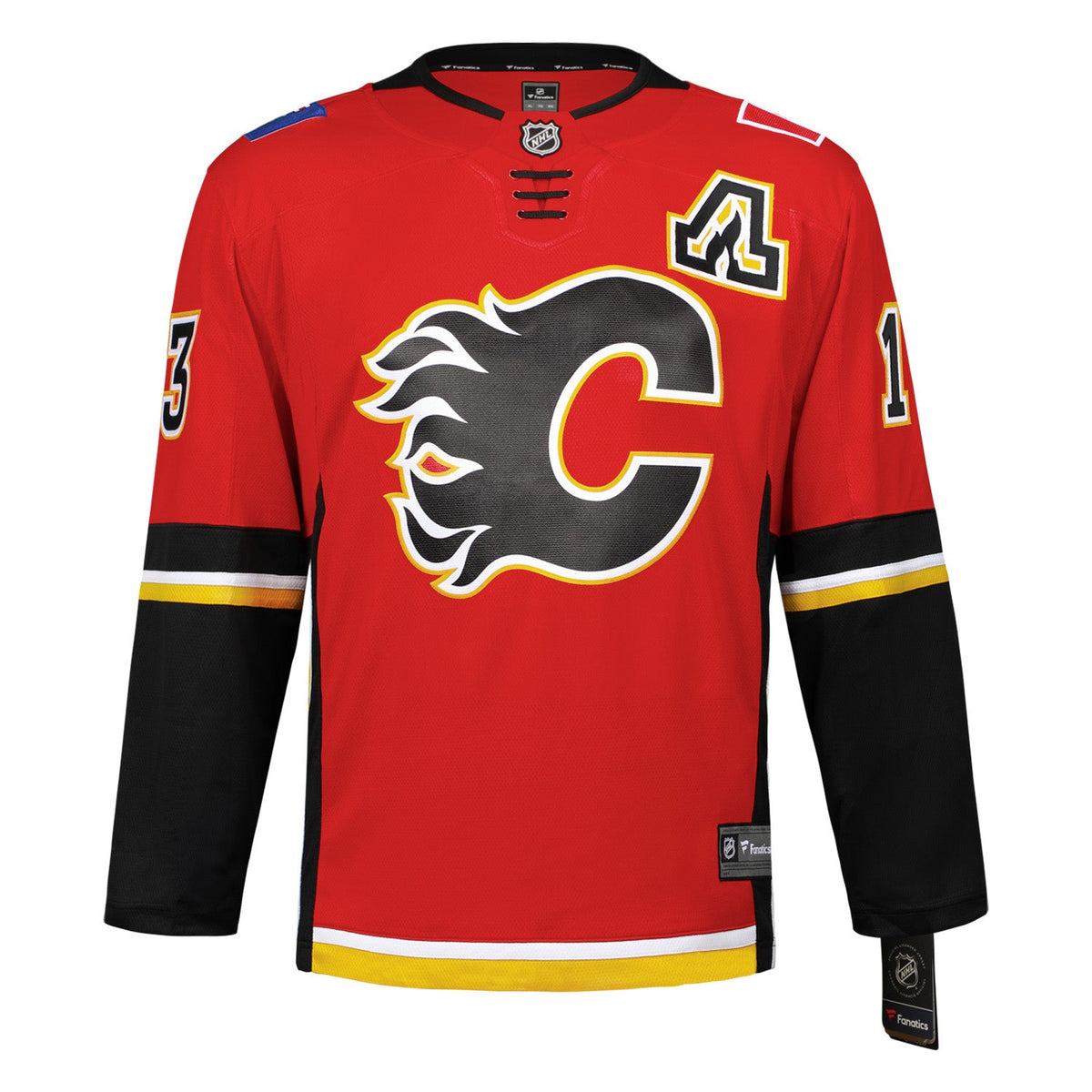 Mike Cammalleri Autographed Calgary Flames Red Fanatics Breakaway Jersey product image 2, provided for visual reference and