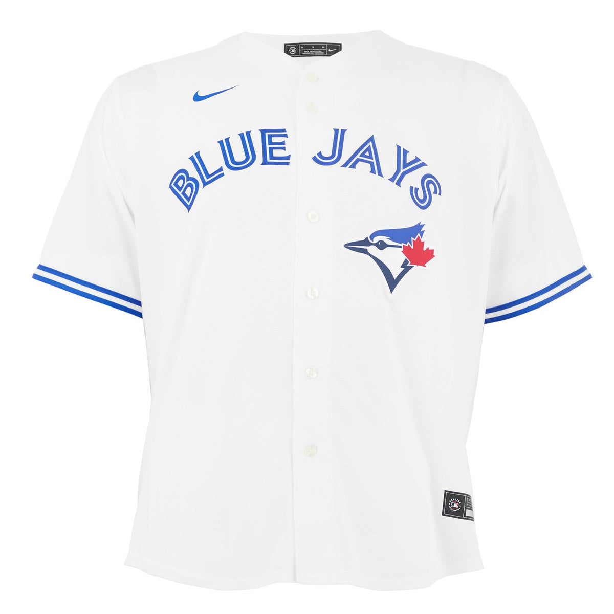 Joe Carter Autographed Toronto Blue Jays White Nike Baseball Jersey product image 2, provided for visual reference and