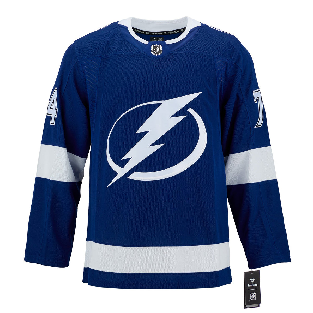 John Carlson Autographed Tampa Bay Lightning Fanatics Premium Jersey product image 2, provided for visual reference and